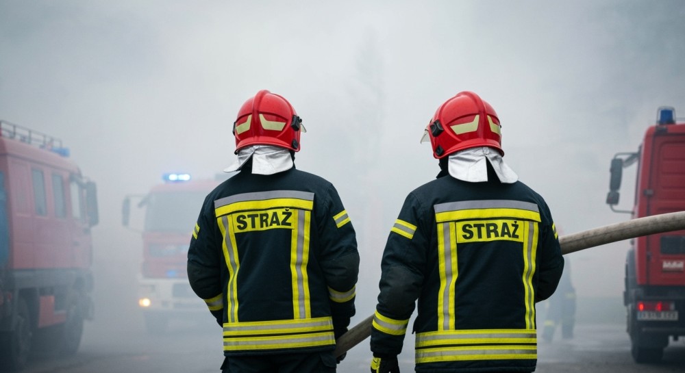Policjanci uratowali mieszkańców podczas pożaru w centrum miasta