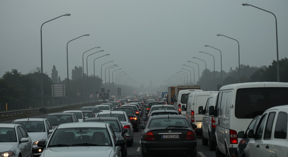 Zimowa sceneria zachwyca, ale wymaga ostrożności na drogach