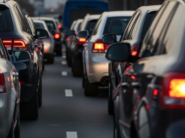 Utrudnienia w ruchu z powodu Jarmarku Bożonarodzeniowego w Giżycku
