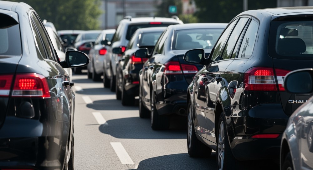 Utrudnienia drogowe w Rynie z powodu Drogi Krzyżowej