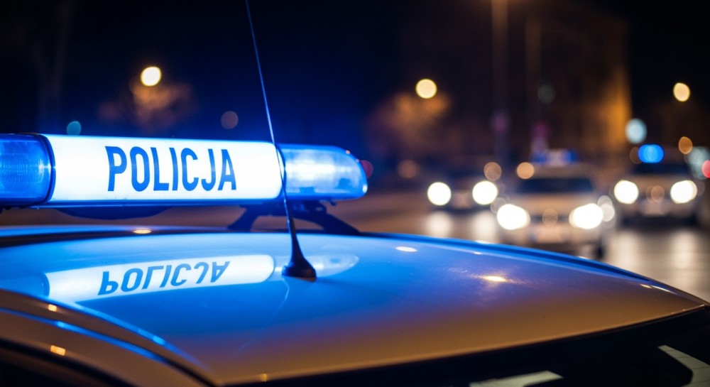 Pijany motorowerzysta w rękach policji w Giżycku