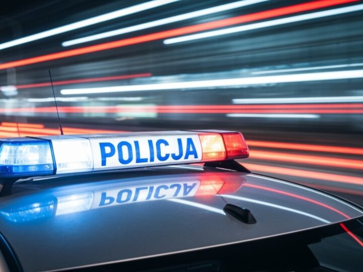 Giżycko: Policja w akcji – kontrole prędkości dla bezpieczeństwa na drogach