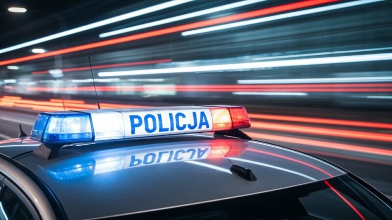 Giżycko: Policja w akcji – kontrole prędkości dla bezpieczeństwa na drogach