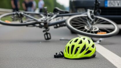 Policja szuka świadków potrącenia na rondzie